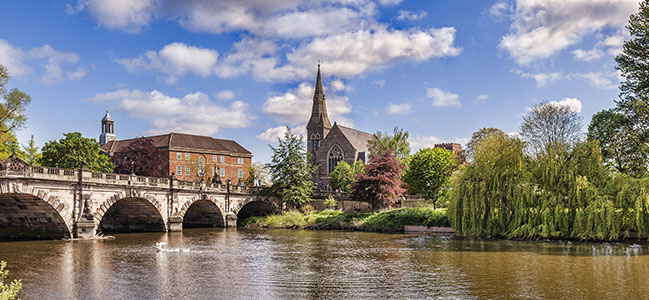 Out and about in Shrewsbury